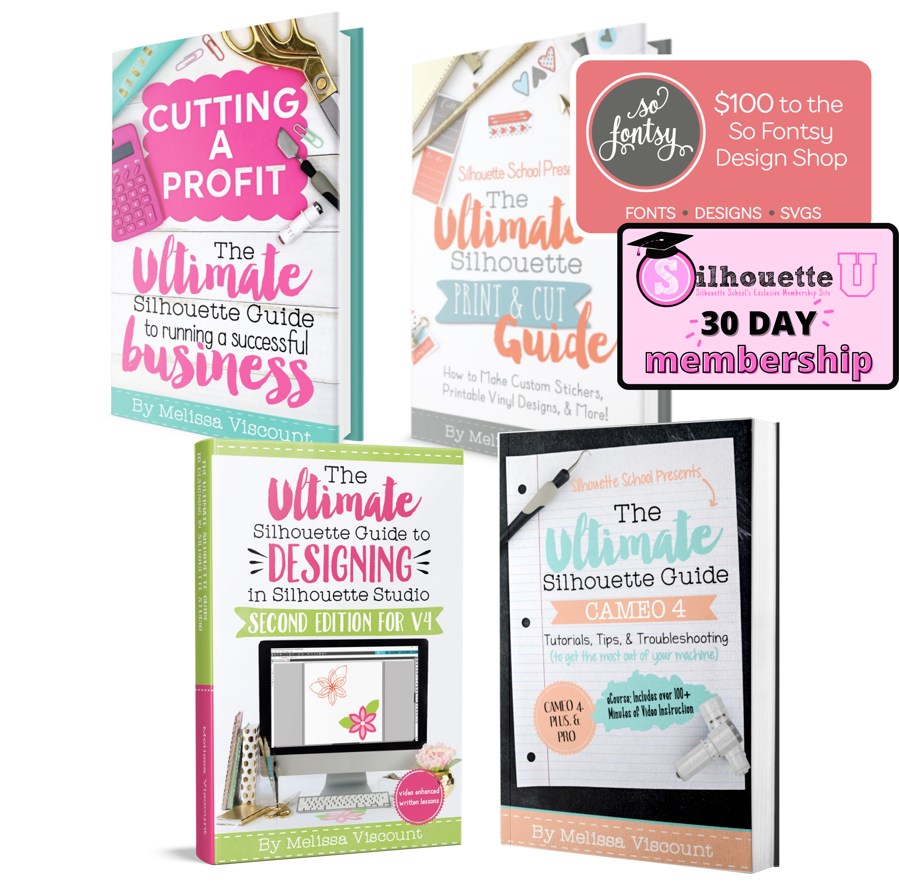 The Ultimate Silhouette E-Book by Silhouette School, 2nd Edition - V4–  Swing Design